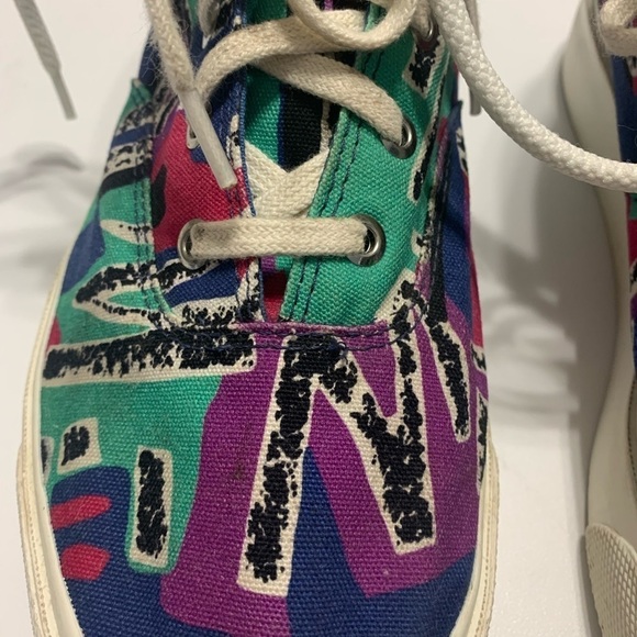 Converse Essential Hi Top Multi Color Skid Grip Sneakers - Picture 5 of 16